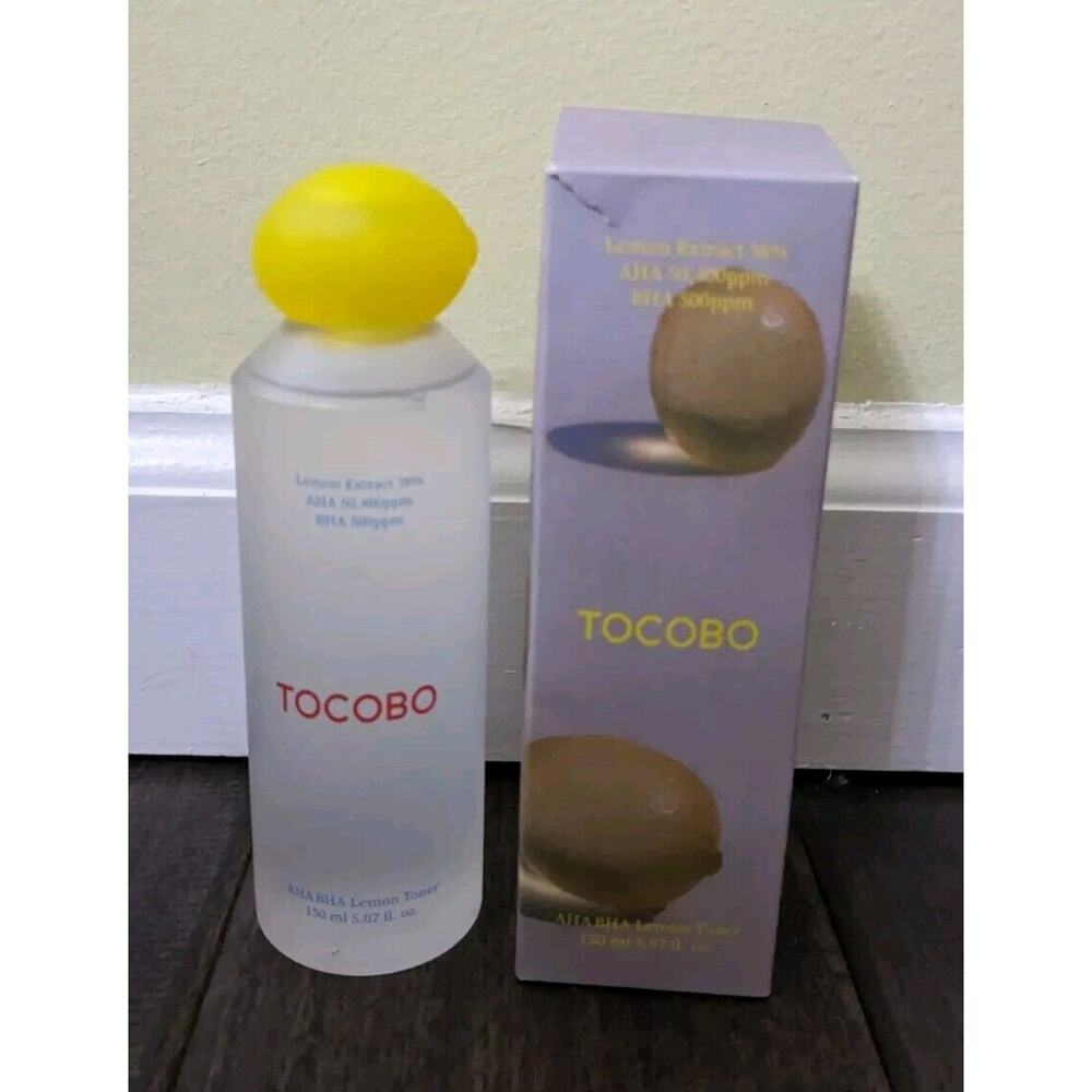 TOCOBO AHA BHA Lemon Toner for Clear & Smooth Skin 150mL / 5.07 fl. oz New